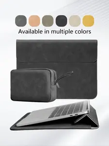Solid Color Laptop Bag, Fashionable Laptop Case for Women & Men, Multi-functional Laptop Bag for Work & Daily Used, Laptop Sleeve