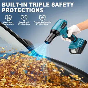 Cordless Dust Blower for Makita 18V Battery - High-Speed, Brushless Motor, 130,000 RPM, Lightweight Design for Leaves,Dust,Snow, Lawn Care,Patio Cleaning (Battery Not Included) handheld