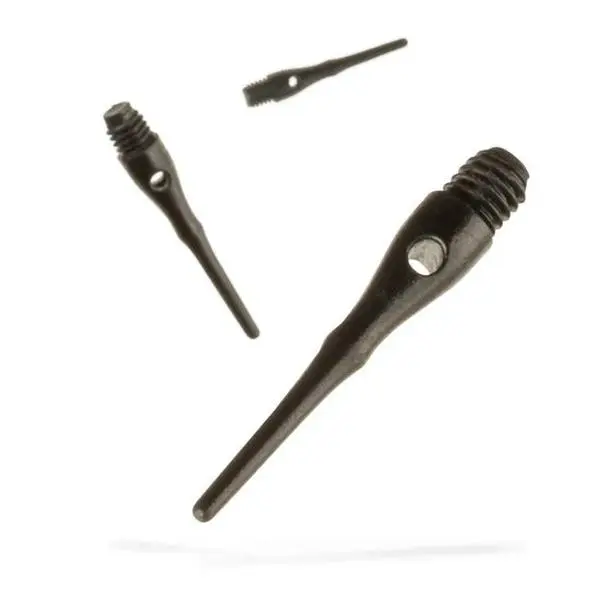 Viper Tufflex Tips III 2BA 100Ct Soft Dart Tips - Black