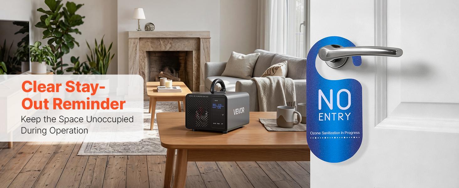 【Father's Day Dad Gift Idea】VEVOR Ozone Generator Ionizer - 36000mg/h Output, Independent 1000mg/h Output, Remote Control, 15s Delayed Start, Area-Based Timer, LCD Touchscreen, Commercial Industrial Odor Remover for Cars, Clothing (Up to 3200 sq.ft), Frui