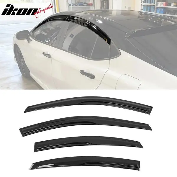 Fits 2025-2026 Toyota Camry Mugen Style Tape on Window Visor Sun Rain Vent Deflector