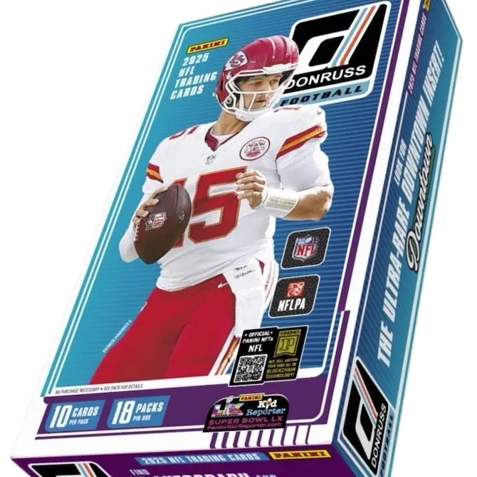 Break #66 - (1) 2025 Donruss Football Hobby box! Downtown chasing!!