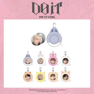 Stray Kids [DO IT POP-UP MD] SKZOO Soft Face Badge Cover | Official SKZOO Keychain Set | Soft Face Badge + Character Cover with Clip | Wolf Chan Leebit Dwaekki Jiniret HAN QUOKKA BbokAri PuppyM FoxI.Ny