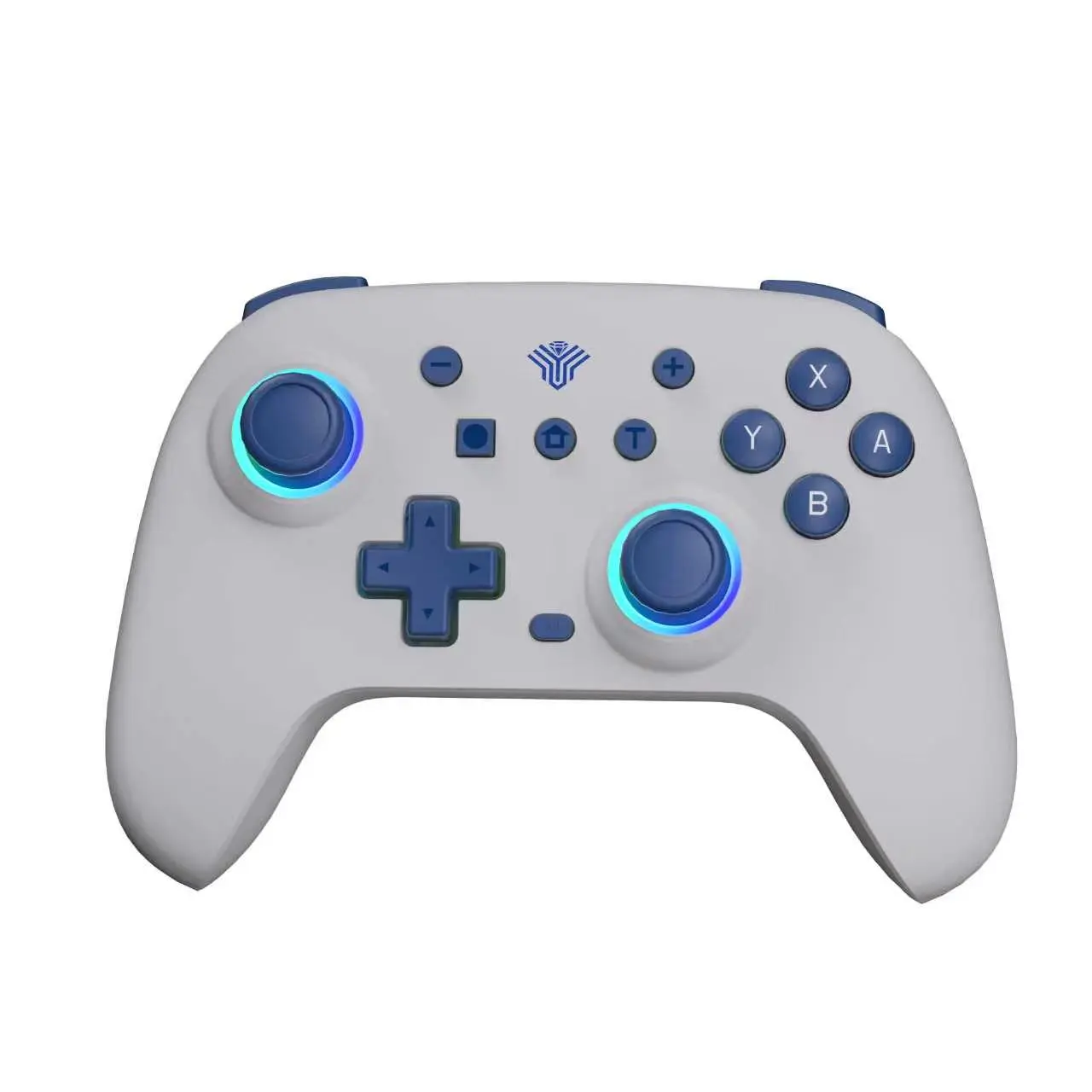 YUYIU Wireless Gaming Controller Gamepad for PC, Switch, Android & TV - Hall Effect Anti-Drift Joysticks, Programmable Macros, Esports Triggers, 6-Axis Gyro, Dual Vibration, RGB Lighting, Plug & Play