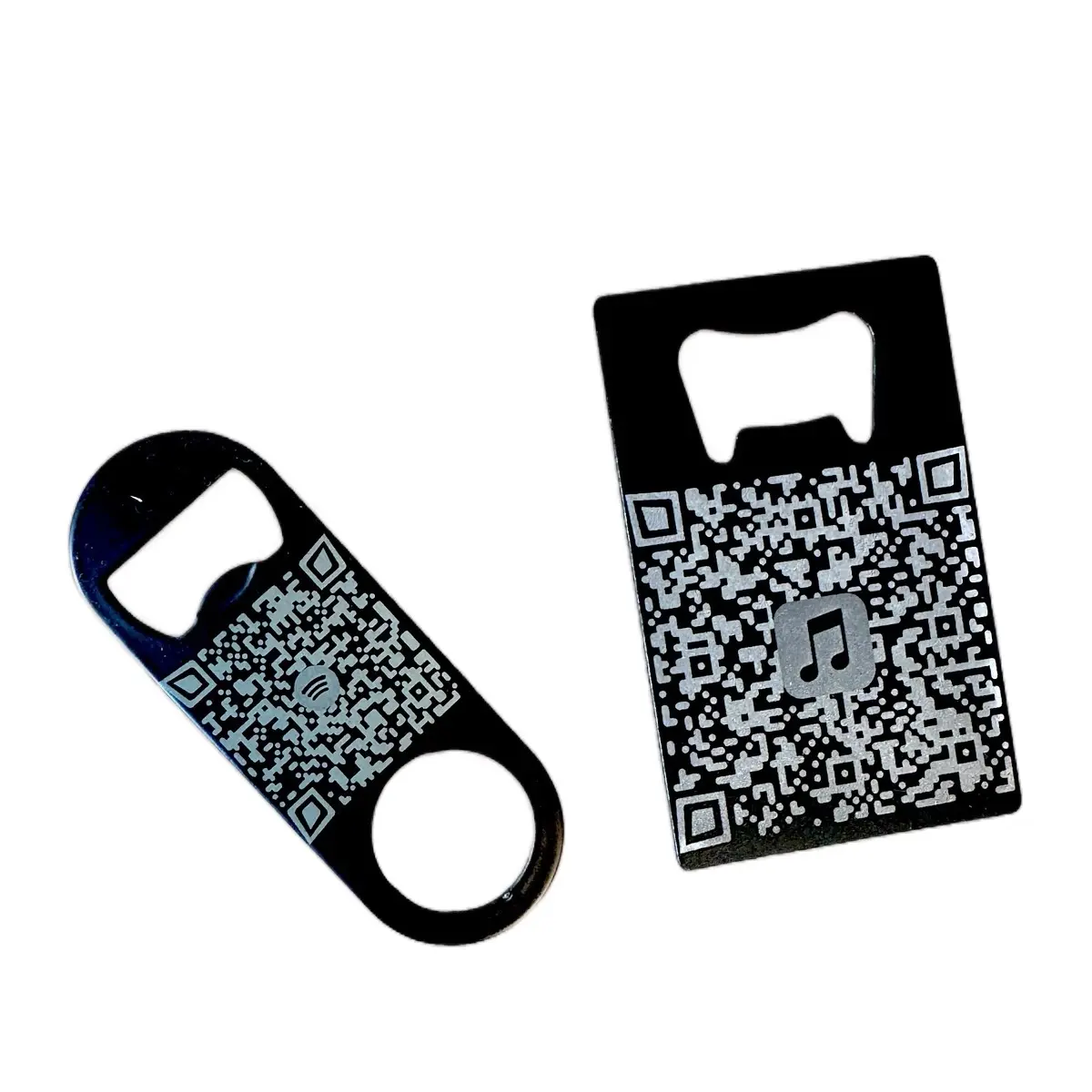 Personalized Bottle Opener | Scannable Song / Album Code | Stainless Steel
