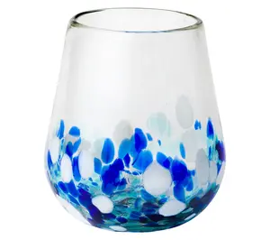 10 Strawberry Street Bahia Mexican Glass, Stemless Wine