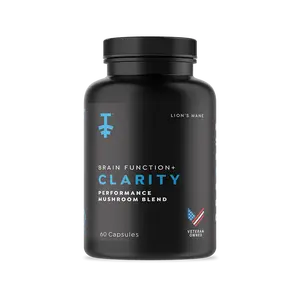 PROTEKT Lion's Mane Natural Supplement Capsules | Nootropics Brain Support Supplements for Memory and Focus, Reishi Mushroom Capsules (60 Count)