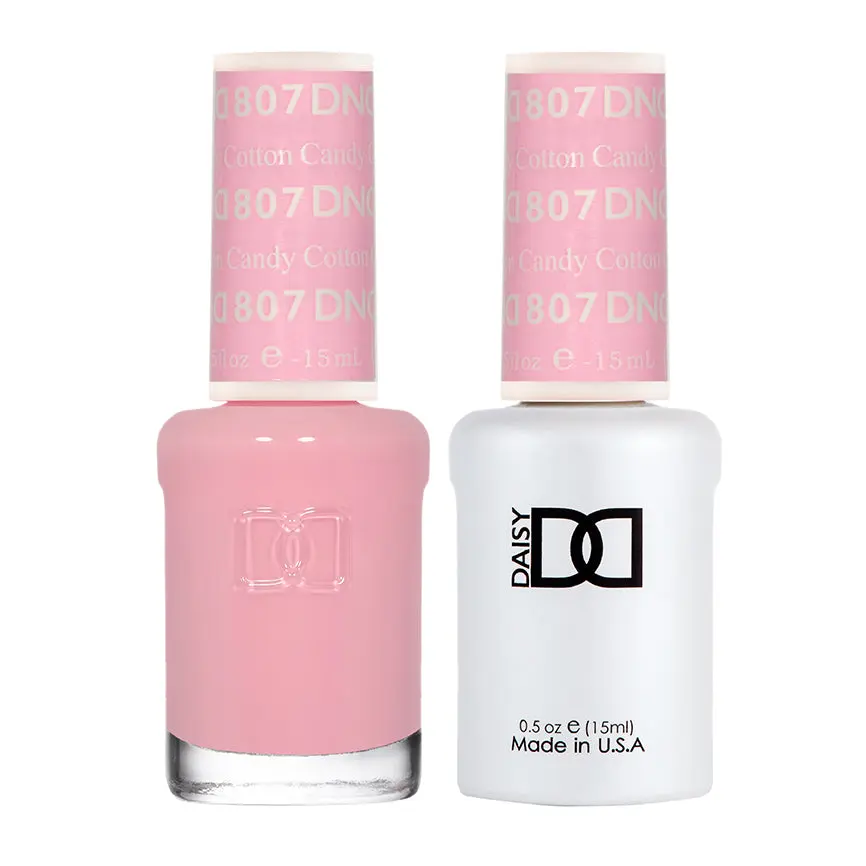 DND Gel Nail Polish - #807 Cotton Candy, UV-Cured Manicure Cosmetic Polish