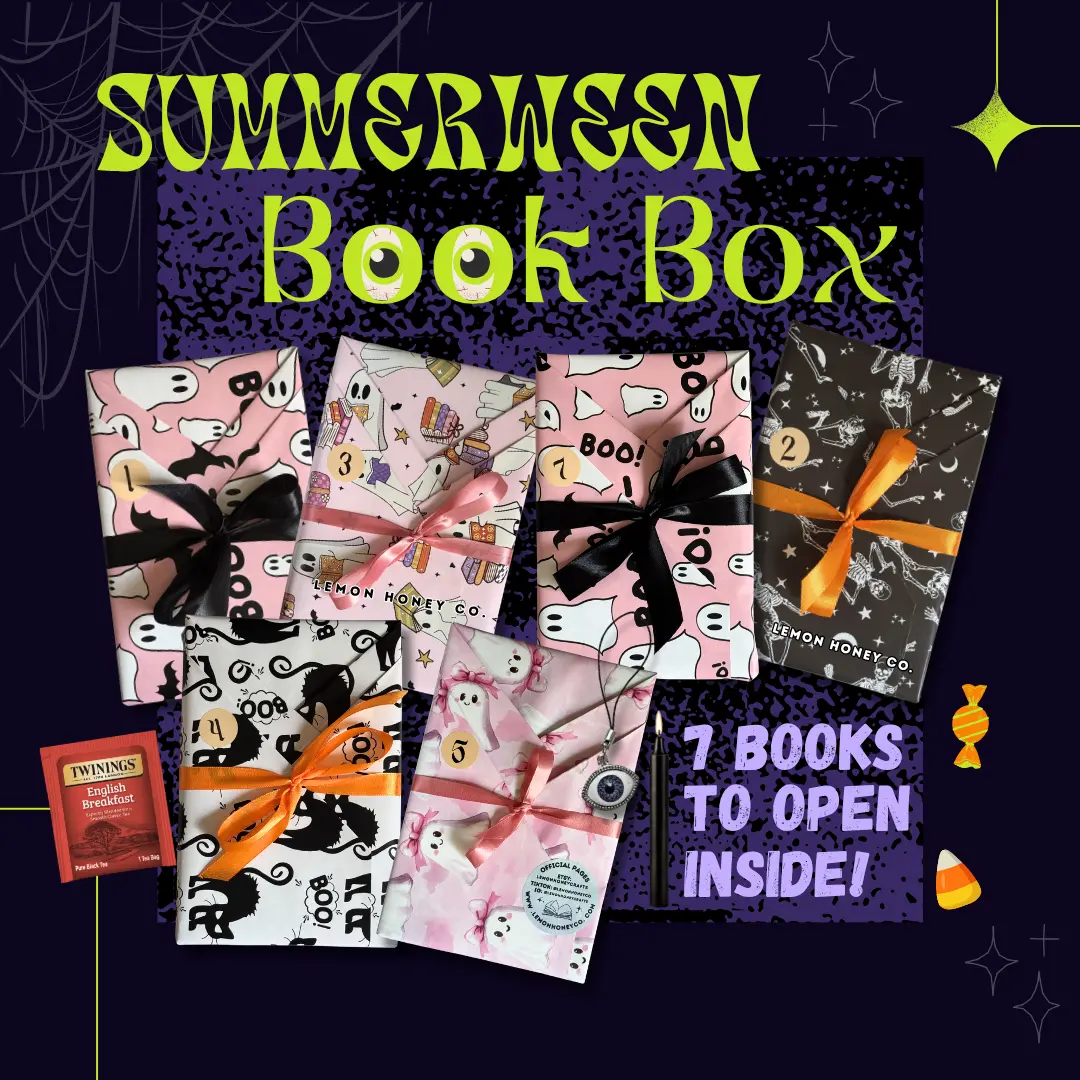Summerween Book Box | 7 Day Book Advent Calendar for Halloween Horror and Spooky Book Lovers | LIMITED TIME BOX Party Gift Packs