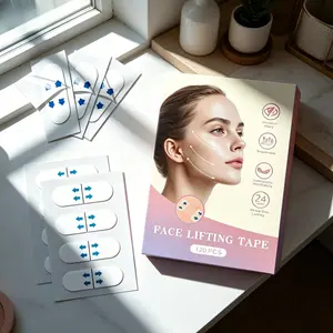 Instant Lift Tape for Face & Neck – 120PCS Invisible Wrinkle Reducing Strips for Double Chin, Jowls, Eyes & Neck, Waterproof Skin Tape for Use Under Makeup