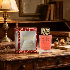 Surrati Royal Musk Pomegranate Raspberry Perfume - Exotic Fruity Musk Fragrance 3.4oz huk