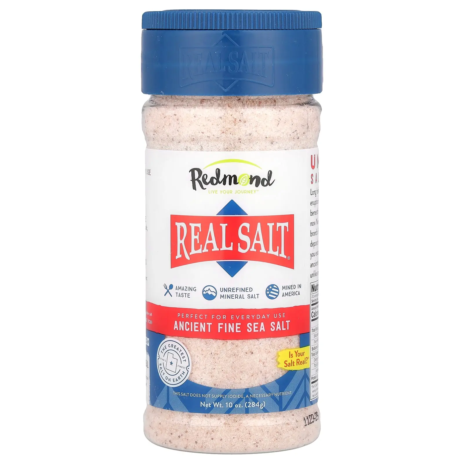 Redmond Real Salt®, Ancient Fine Sea Salt, 10 oz (284 g) Redmond Real Salt®, Ancient Fine Sea Salt, 10 oz (284 g)