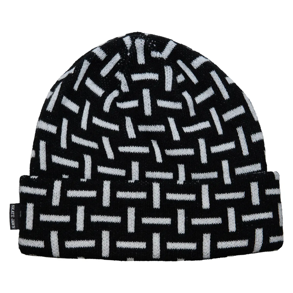 Skate Jawn Loose Sewer Cap Pattern Beanie, Fashion Clothes Accessory for Skating Enthusiasts