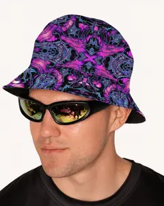 Lucid Lava Reversible Stash Bucket Hat
