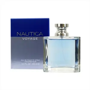 Nautica Voyage Eau De Toilette Spray for Male Use, 3.4 Oz Aquatic Fragrance with Fruity Ambery Musk & Amber, Marine Perfume for Men (Coty US), Perfume Cologne, Scented Fragrance