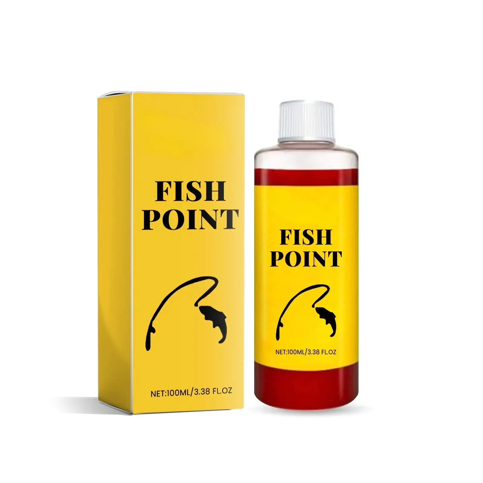 100ml Red Worm Liquid Spray Fishing Attractant - Powerful Success-Driven Bait Enhancer Tackle Additive for Freshwater, Saltwater Fishing, 1/2/3/5 Packs Available