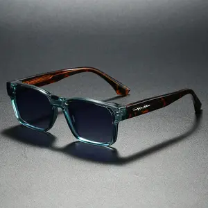 Classic Square Polarized Sunglasses – UV400 Unisex Travel Shades