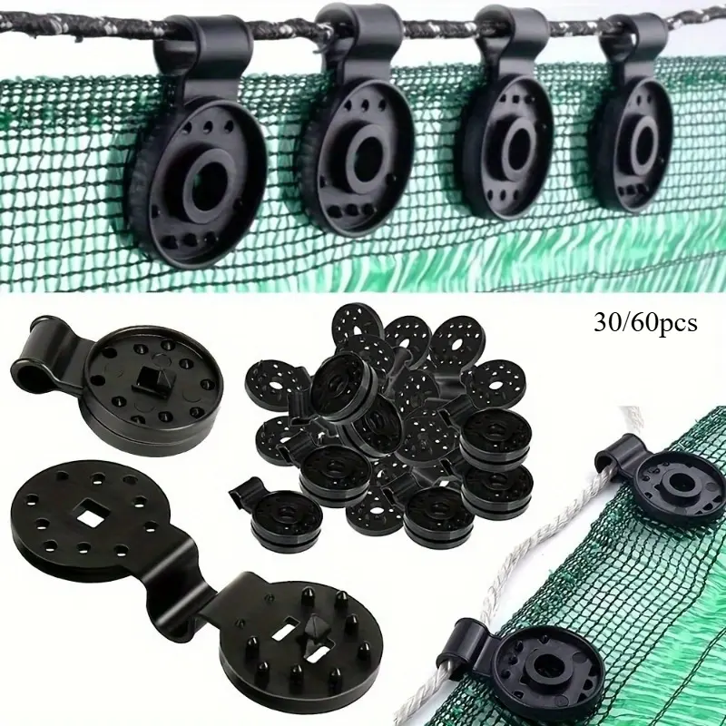 Sunshade Net Clips, Greenhouse Shade Cloth Clips, Plastic Fence Shading Net Clips, Insect Net Clips, Agriculture Sunshade Lock Grip, Camping Tent Accessories, Netting