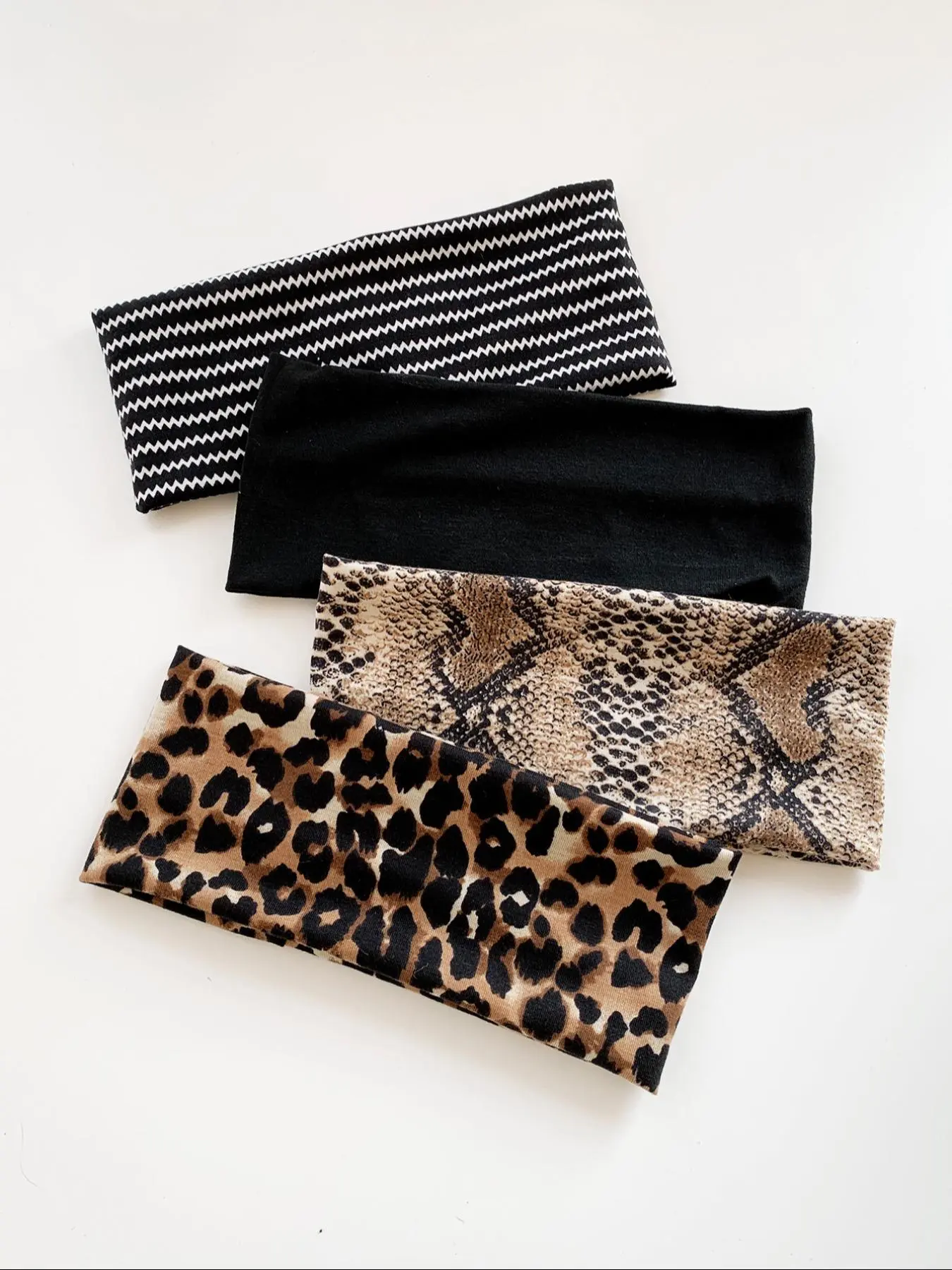 Boho Style Hairbands, Plain & Geometric & Leopard & Snakeskin Print Hair Band, Fashion Hair Accessories for Women, Headband, Elastic Headbands