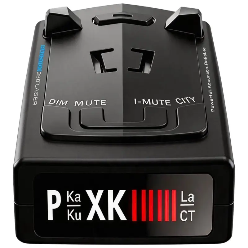 Kayoura One V1 Gen 2 Radar Detector - Long Range Laser Detection, Directional Arrows, False Alarm Filtering & Bluetooth Connectivity for High-Performance Driving Protection scanners detectors laser-jammer speed-trap highway-safety dashboard-accessories wi