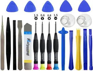 21- Set Opening  Tool  Set Multiple Functions Repair Tool Kit with Phillips Pentalobe Flat Triangle  Suitable for Repairing iPhones iPad Laptop