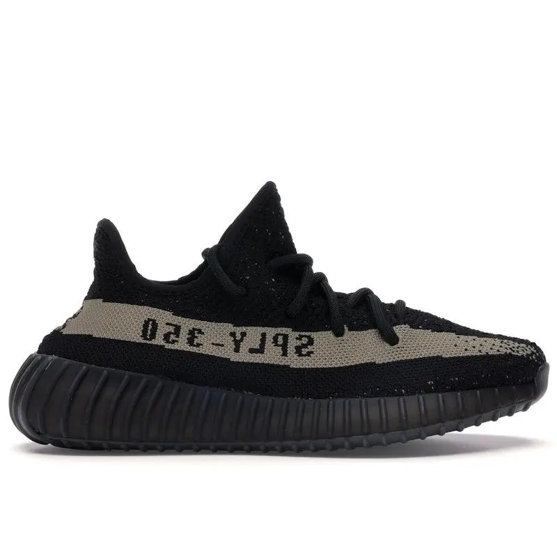 adidas Men's Yeezy Boost 350 V2 Core Black Green, from StockX