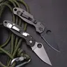Carbon Fiber Handle High Hardness Steel Outdoor Folding Knife - EDC Tool for Camping, Fishing - Ideal Gift for Enthusiasts