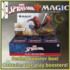 MTG Marvel’s Spider-Man Play Booster Box Display (30 play boosters) - New and Sealed!