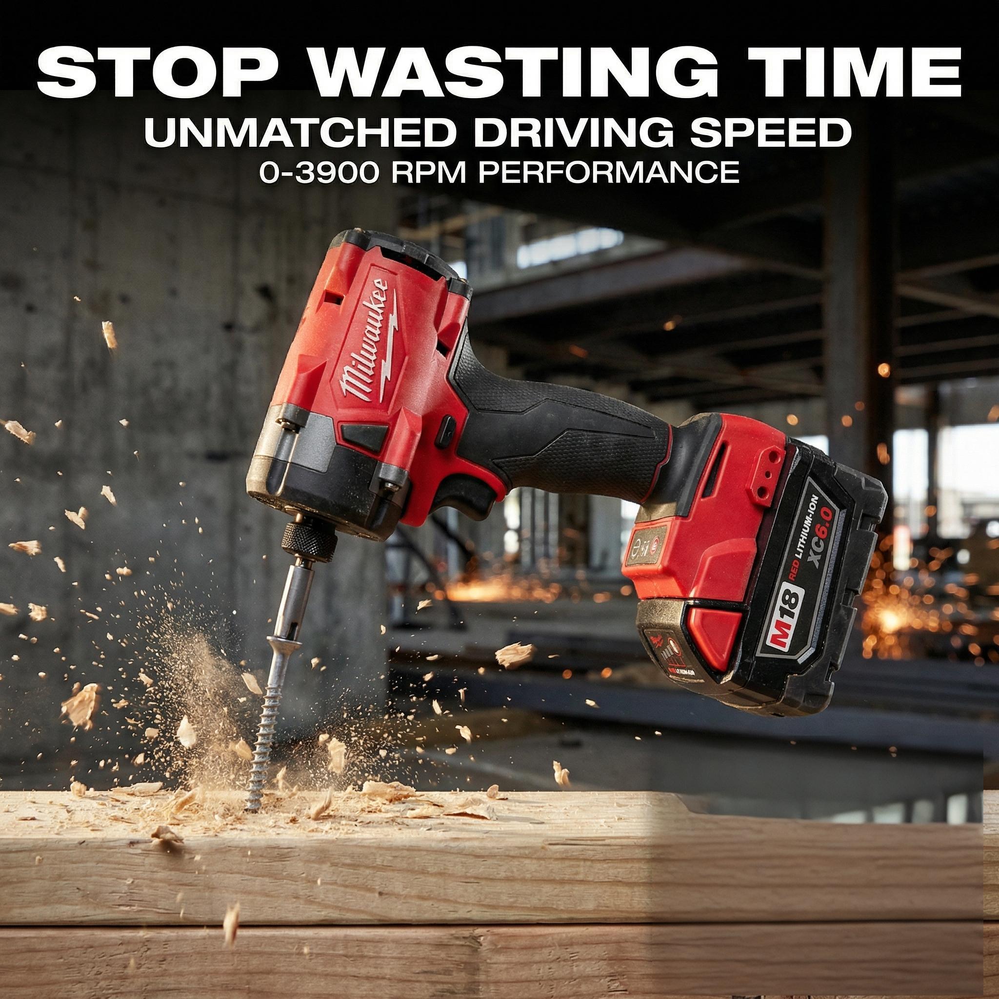 Milwaukee M18 FID3 18V 1/4 Inch Impact Driver for Professional Repair and Installation Compact High Torque Tool