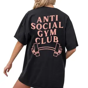 Funny Oversized Gym Tee – Ideal for Comfort and Laughter during Workouts