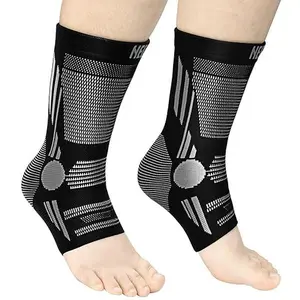 NEENCA ankle braces, 2-pack compression sleeves. Provide comfortable support and stability for daily activities and sports, with a breathable and flexible fit for easy movement.breathable ankle sock，compressionsocks...