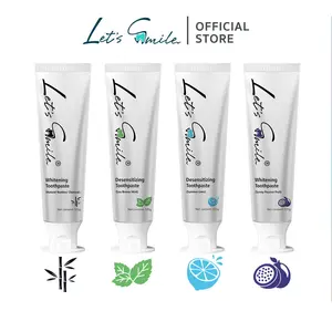 Let's Smile Gentle Toothpaste Non-Irritating Formula with Natural Plant Extracts & Fruity Aroma for Fresh Breath Effective Teeth Cleaning Oral Care Daily Sensitive Soothing