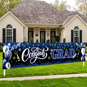 2026 Graduation Decorations, “Congratulations to the Class of 2026” Banners, Outdoor Banners, Courtyard Signs, Banner Decorations, Decorative Banner, Graduation Party Supplies, Graduation Decorations