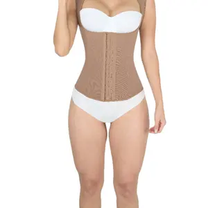 Vest Girdle Reinforced High Compression, 7 Compression Rods for Daily Use with 3 Lines of Brooch, Front and Back Support for Comfort Shapewear  Womenswear Adjustable Tummy Control