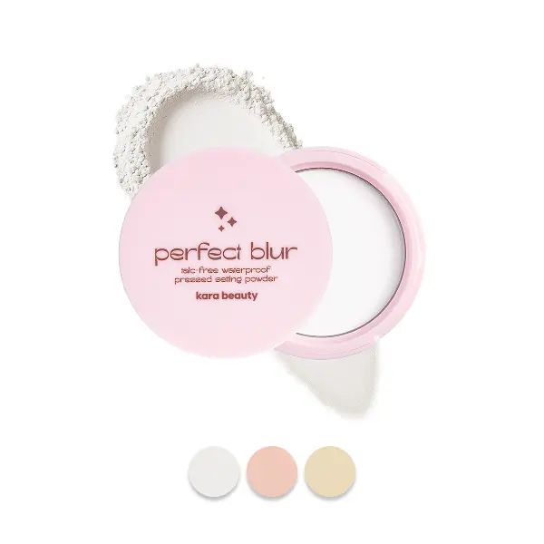 Perfect Blur Pressed Powder - Ultra-Fine Talc-Free Setting Powder for Pore Control, Oil Control, and Airbrushed Finish