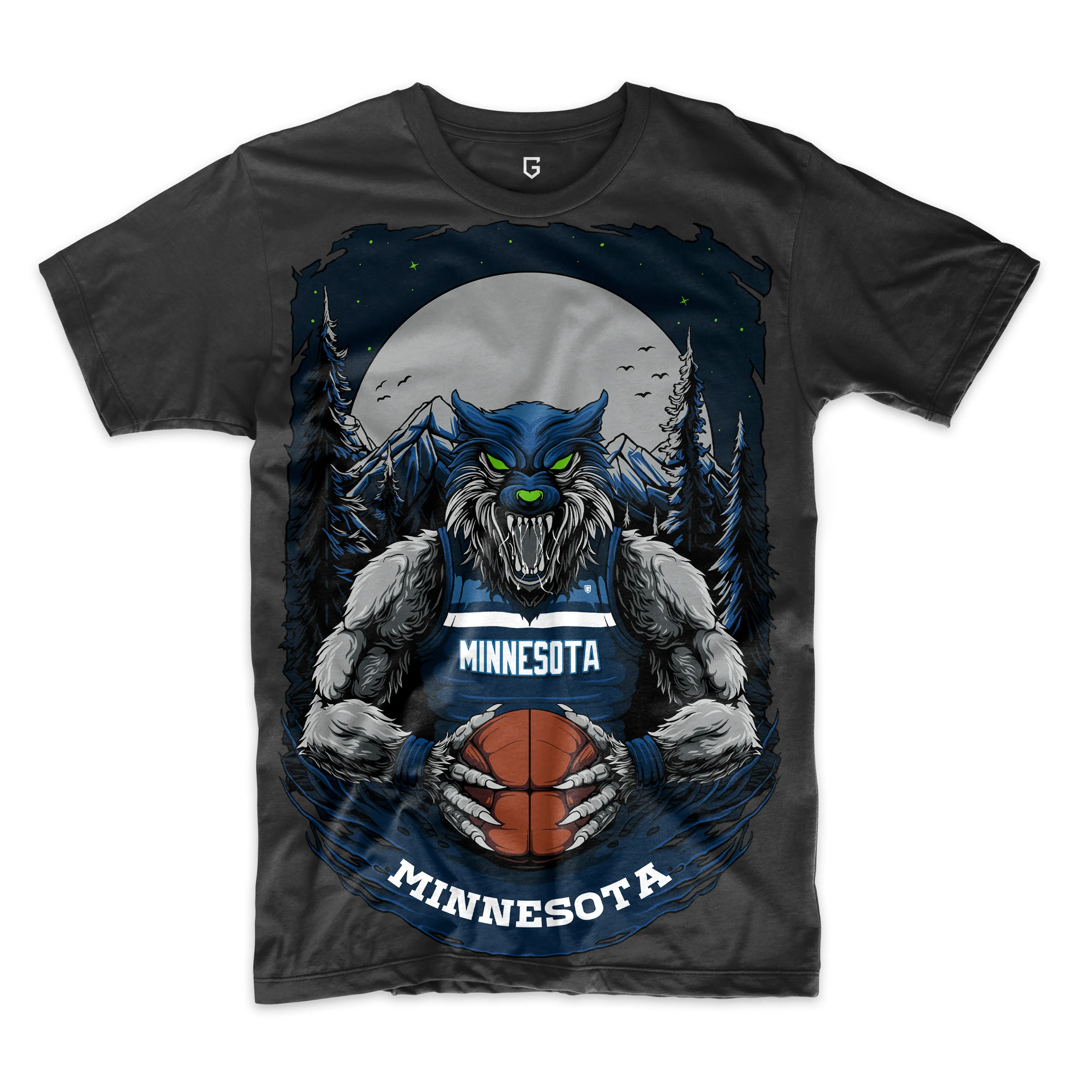 Minnesota Timberwolves Basketball Wolves Men's T-Wolves T-Shirt