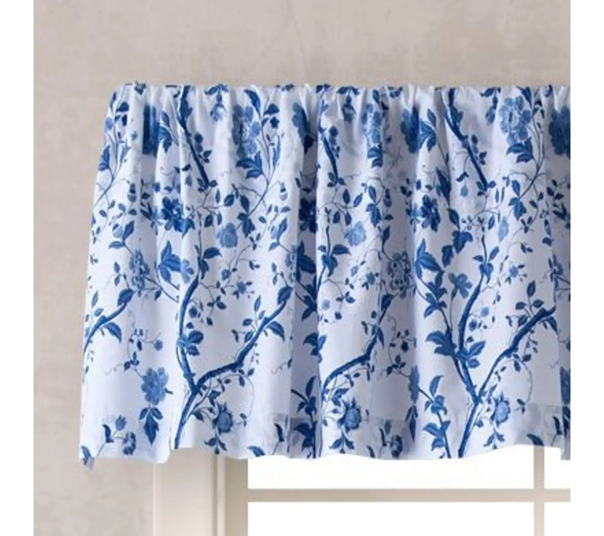 Laura Ashley Charlotte 86X15 Floral Window Valance