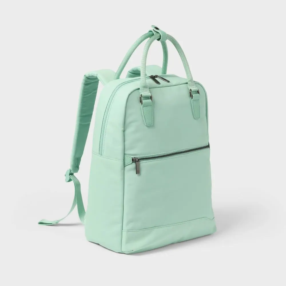 Signature 16'' Commuter Backpack - Open Story Sage: Laptop Pocket Travel-Ready