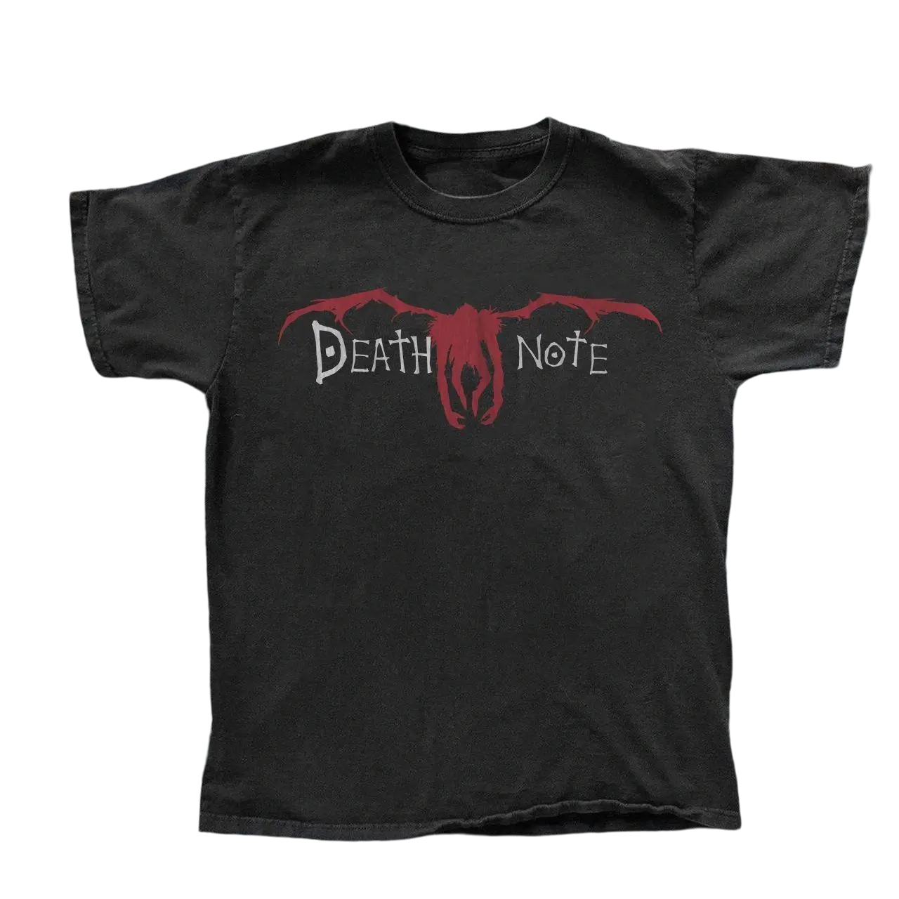 Vintage Death Note Anime Graphic T-Shirt, Retro Japanese Manga Tee, Y2K Anime Streetwear Shirt, Dark Gothic Graphic Tee, Unisex Anime Shirt for Men Women