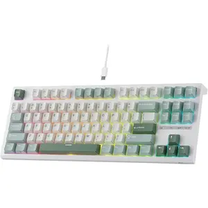 C87 HE Rapid Trigger Gaming Keyboard, 75% TKL Wired RGB Mechanical Keyboards, Hall Effect   Keyboard w/Actuation Point Adjustable, 8K Hz Polling Rate, for FPS Gamer