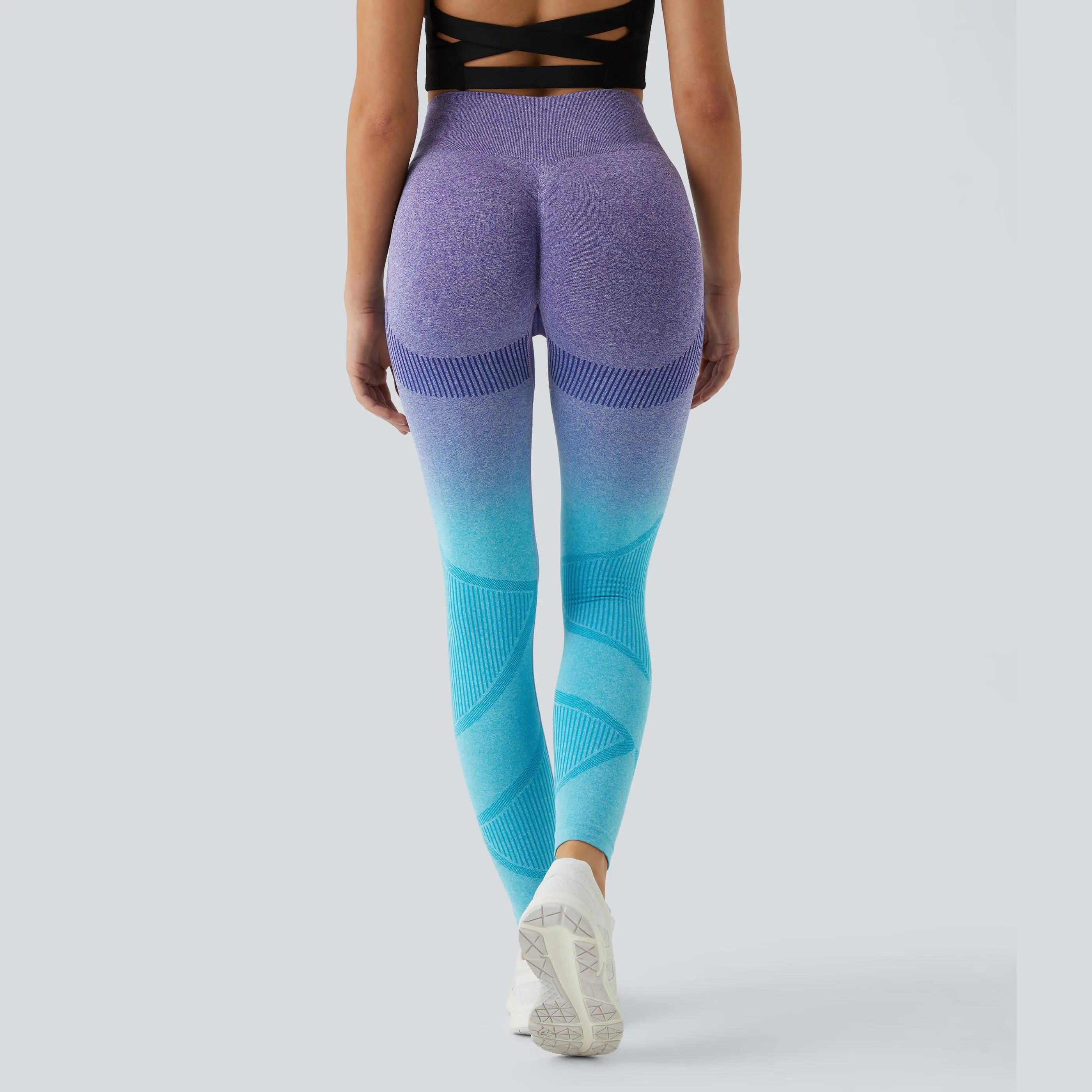 Halara Seamless Flow High Waisted Gradient Running Leggings