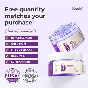 Kreain 11[Free Quantity Matches Your Purchase!] Rapid Relief Muscle Therapy Gel – Soothes knees, lumbar, neck, hands, and feet; contains boswellia, glucosamine, and collagen