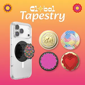 Global Tapestry PopGrip for MagSafe - Magnetic Phone Grip and Phone Stand - PopSockets