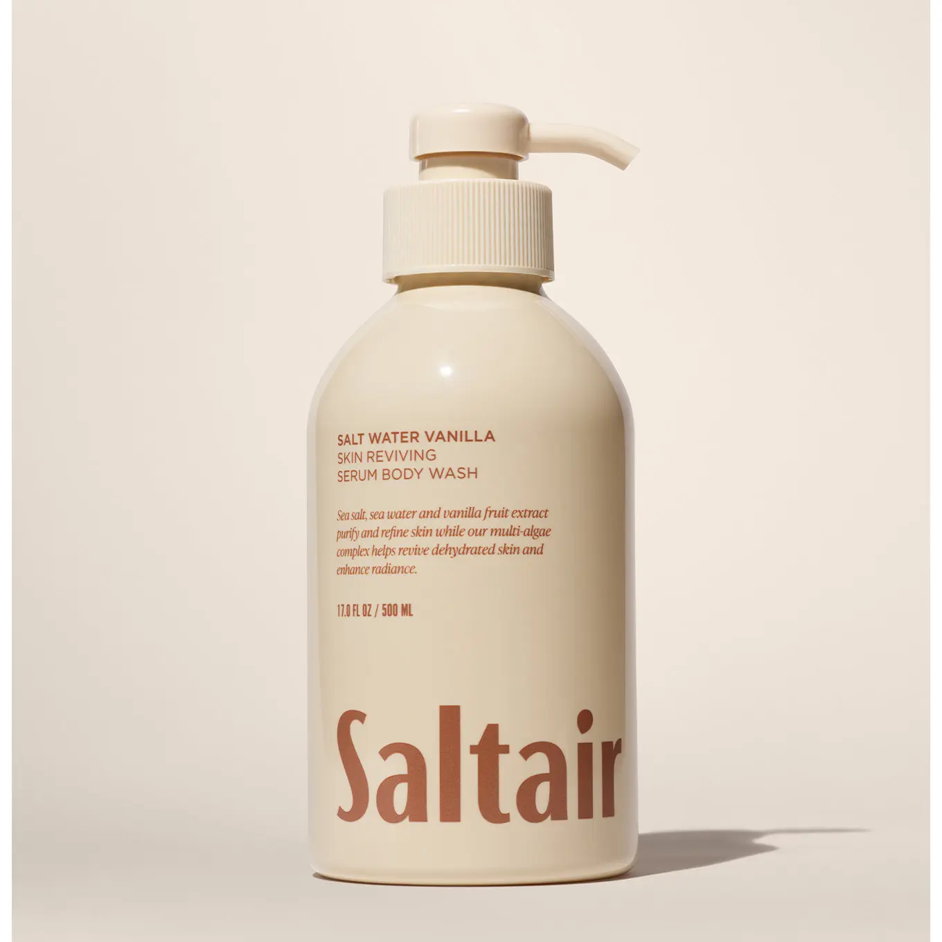 Saltair Salt Water Vanilla Body Wash - Skin Reviving Serum Body Wash - 17 fl oz