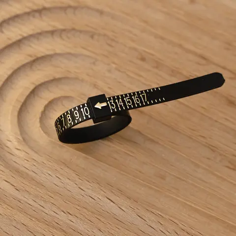 Ring Sizer by Caitlyn Minimalist - Adjustable, Reusable US Ring Sizer in Full & Half Sizes