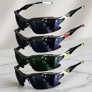 4 Pack Polarized Rimless Sports Sunglasses, Lightweight Eyewear With UV Protection, Suitable For Driving, Fishing, Golf, Running And All Kinds Of Outdoor Activities