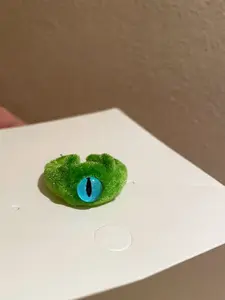 New Large Eye Plush Ring for Women, Autumn Winter Cute Sweet Cool Unique Index Finger Ring, Fashionable and Stylish Jewelry
