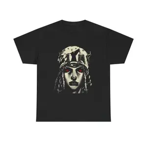 King Von Johnny - Steel Run Shadow Eyes Tee – Vintage Anime Inspired Graphic T-Shirt, Dark Aesthetic Streetwear, Gildan Heavy Cotton Unisex Tee