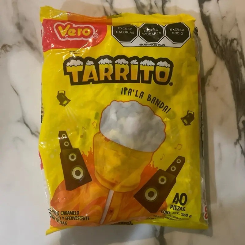 Vero Tarrito con sabor a fruta, 40 unidades