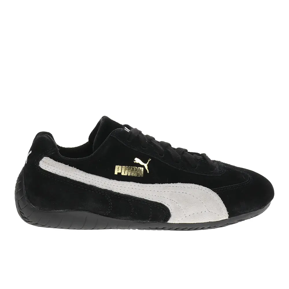 PUMA Mens Speedcat Lace Up Sneakers Shoes Casual - Black
